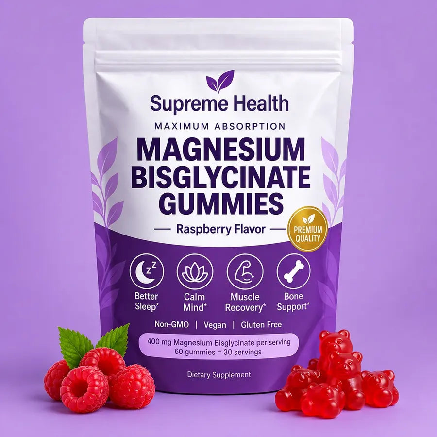Maximum Absorption Magnesium Bisglycinate Gummies